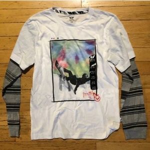 Brand New Kid’s Shaun White Long Sleeved Skateboarding T-Shirt